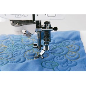 Quilte-/broderifod ben