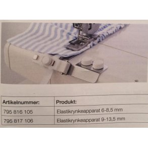 Elastikrynkeapparat 6-8,5 mm