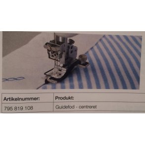 Guidefod - centreret