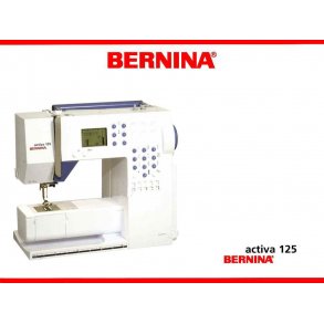 bernina 125 activa brugsanvisning