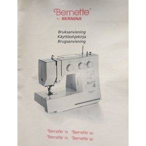 Bernette 75 Brugsanvisning