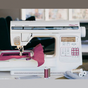 Husqvarna Viking Platinum 950 E & 955 E sy og  broderimaskine