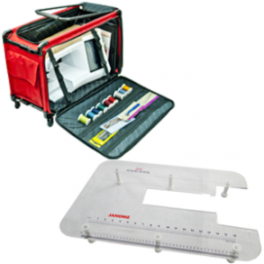 JANOME tasker, forlngerborde osv.